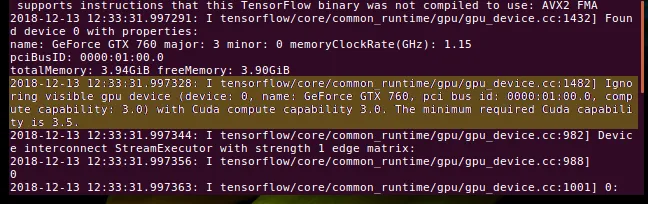 Compiling TensorFlow with CUDA Capability 3.0 Support